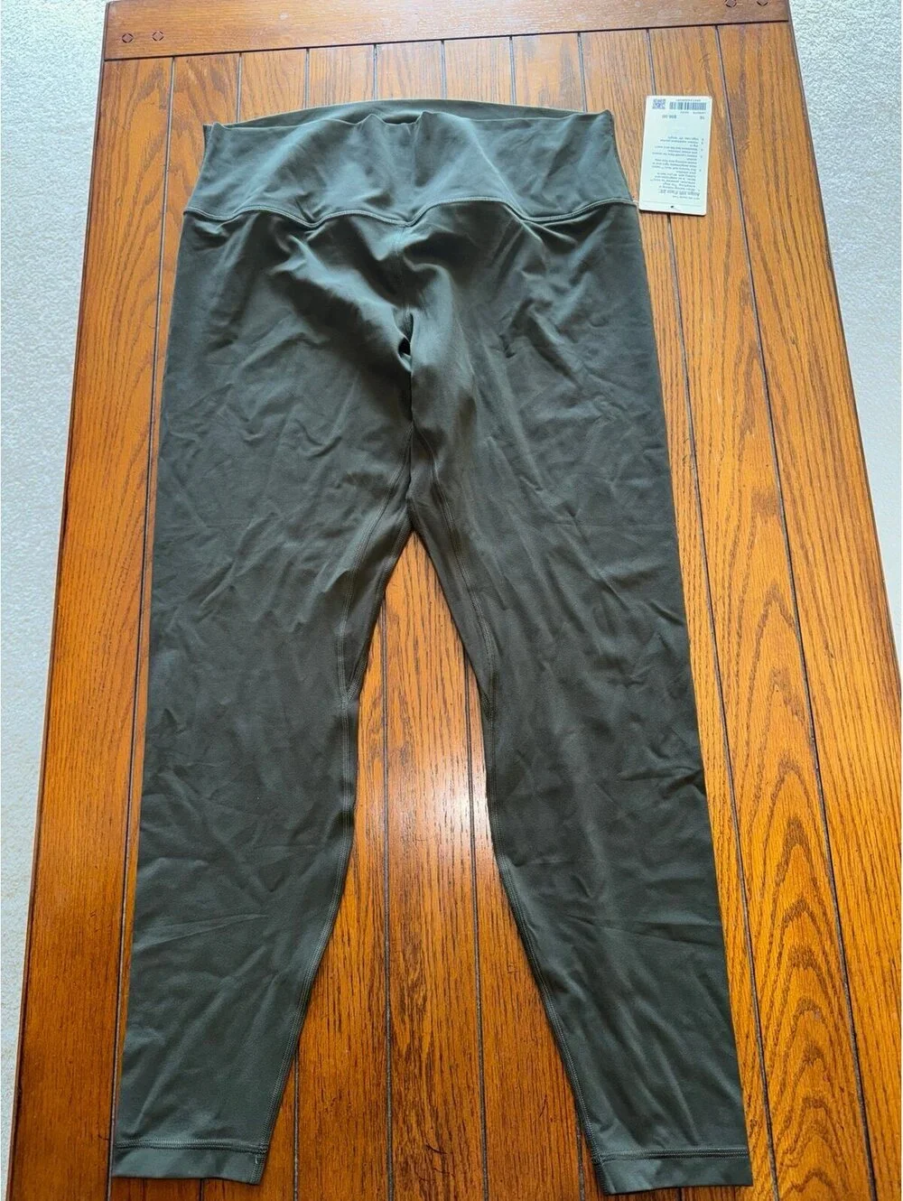 Lululemon Align High Rise 28” Dark Olive Size 16 NWT